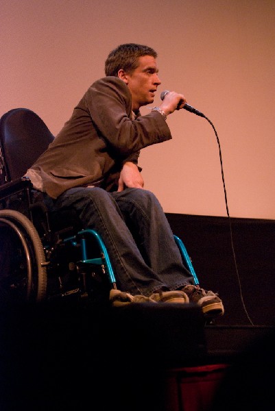 Q and A after the screening of Body of War