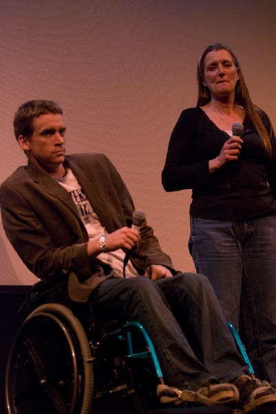 Q and A after the screening of Body of War