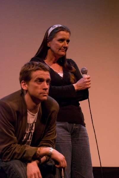 Q and A after the screening of Body of War