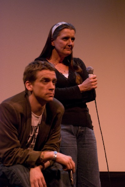 Q and A after the screening of Body of War