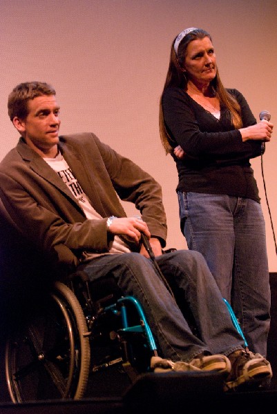 Q and A after the screening of Body of War