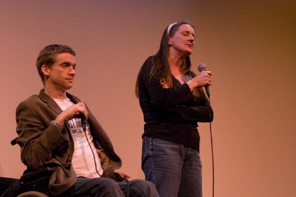 Q and A after the screening of Body of War