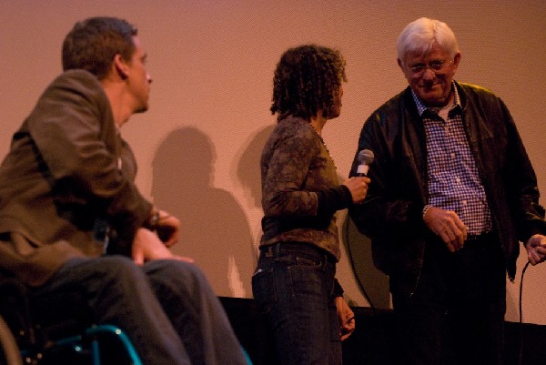 Q and A after the screening of Body of War