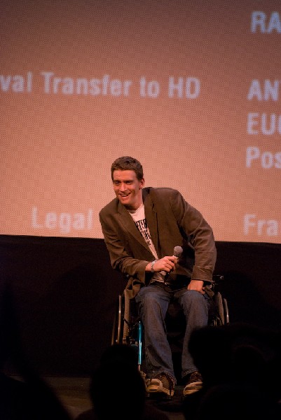 Q and A after the screening of Body of War