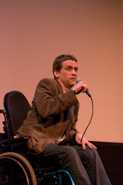 Q and A after the screening of Body of War