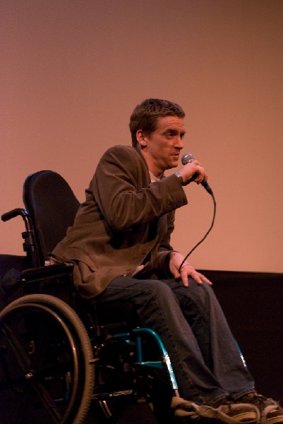 Q and A after the screening of Body of War