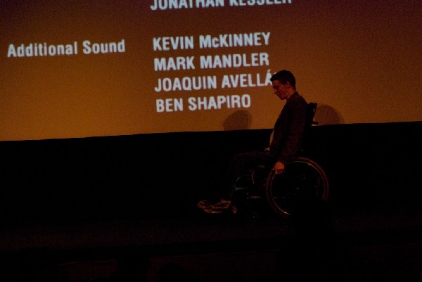 Q and A after the screening of Body of War