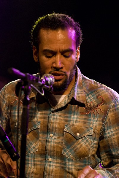 Ben Harper at the Body of War Showcase.  Stubb's BBQ SXSW 2008