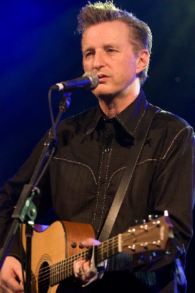 Billy Bragg at the Body of War Showcase.  Stubb's BBQ SXSW 2008