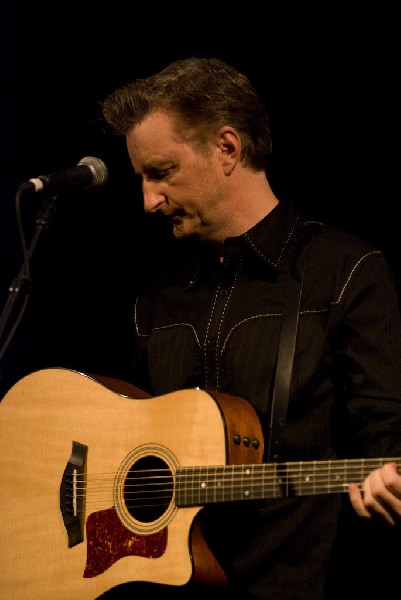 Billy Bragg at the Body of War Showcase.  Stubb's BBQ SXSW 2008