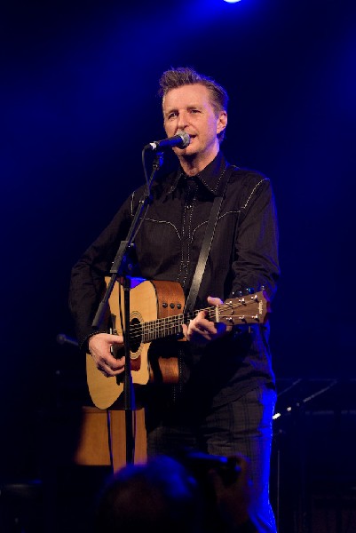 Billy Bragg at the Body of War Showcase.  Stubb's BBQ SXSW 2008