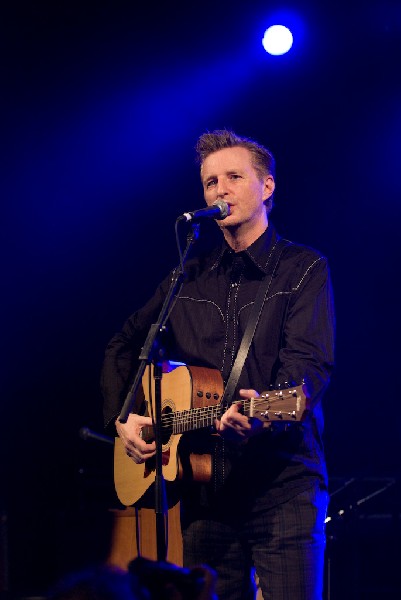 Billy Bragg at the Body of War Showcase.  Stubb's BBQ SXSW 2008