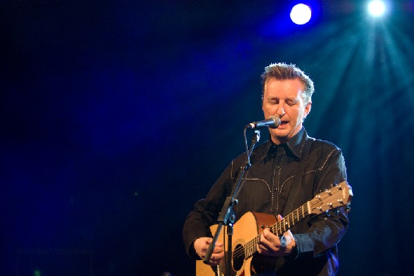 Billy Bragg at the Body of War Showcase.  Stubb's BBQ SXSW 2008