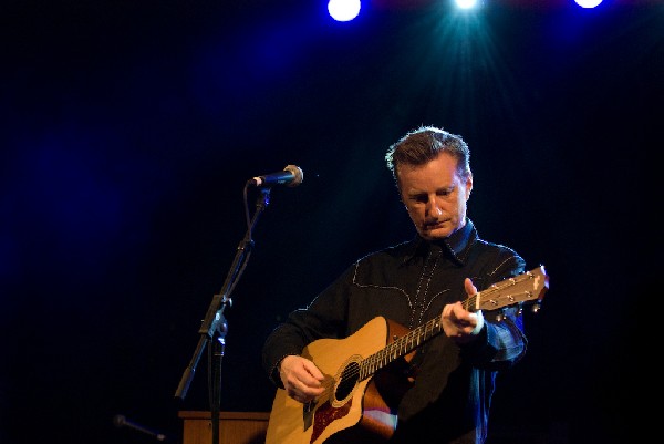 Billy Bragg at the Body of War Showcase.  Stubb's BBQ SXSW 2008