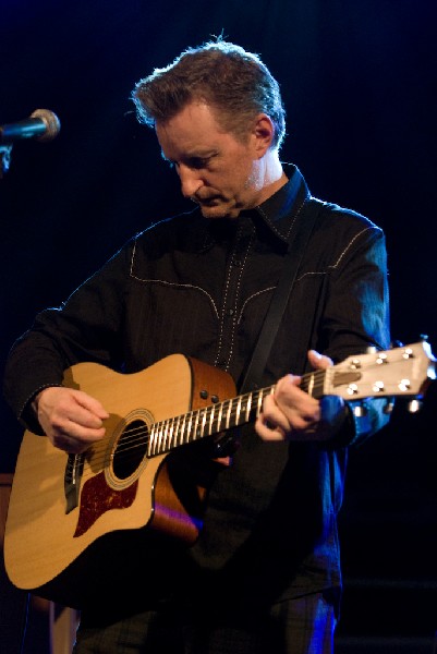 Billy Bragg at the Body of War Showcase.  Stubb's BBQ SXSW 2008