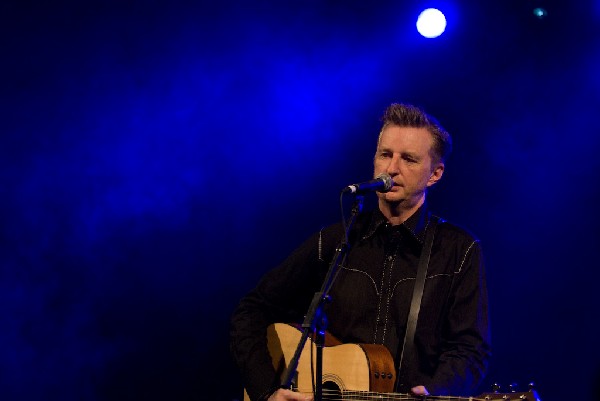 Billy Bragg at the Body of War Showcase.  Stubb's BBQ SXSW 2008