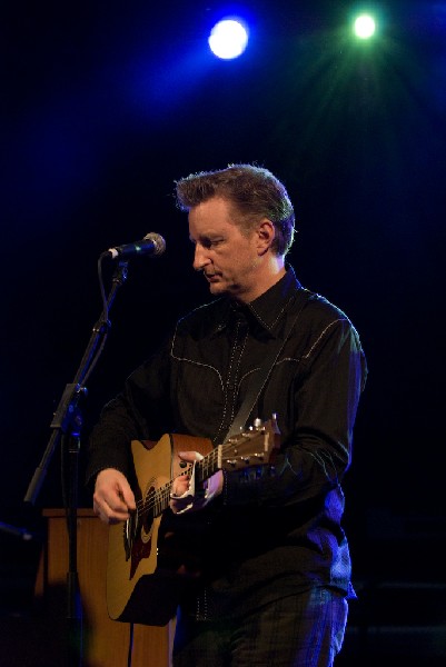 Billy Bragg at the Body of War Showcase.  Stubb's BBQ SXSW 2008