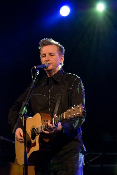 Billy Bragg at the Body of War Showcase.  Stubb's BBQ SXSW 2008