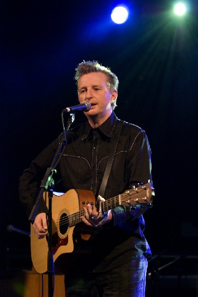 Billy Bragg at the Body of War Showcase.  Stubb's BBQ SXSW 2008
