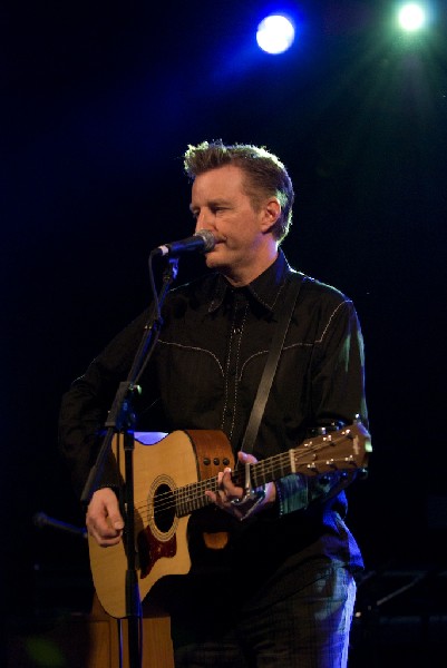 Billy Bragg at the Body of War Showcase.  Stubb's BBQ SXSW 2008