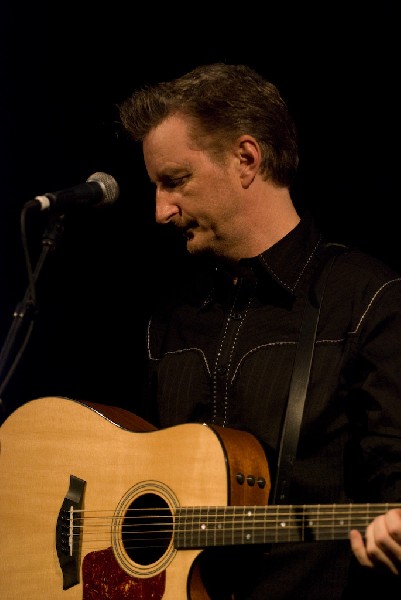 Billy Bragg at the Body of War Showcase.  Stubb's BBQ SXSW 2008