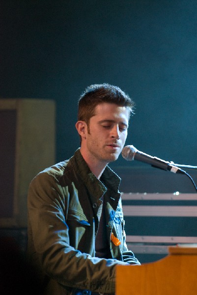 Brendan James at the Body of War Showcase.  Stubb's BBQ SXSW 2008