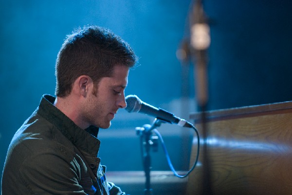 Brendan James at the Body of War Showcase.  Stubb's BBQ SXSW 2008