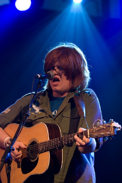 Brett Dennen at the Body of War Showcase.  Stubb's BBQ SXSW 2008