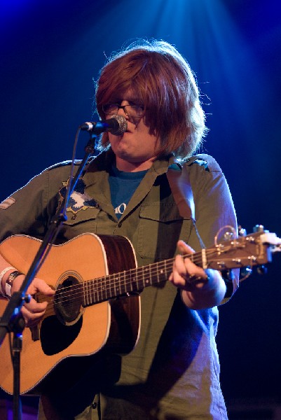 Brett Dennen at the Body of War Showcase.  Stubb's BBQ SXSW 2008