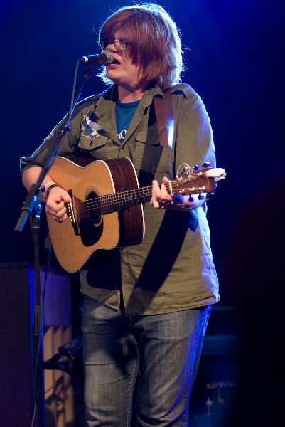 Brett Dennen at the Body of War Showcase.  Stubb's BBQ SXSW 2008