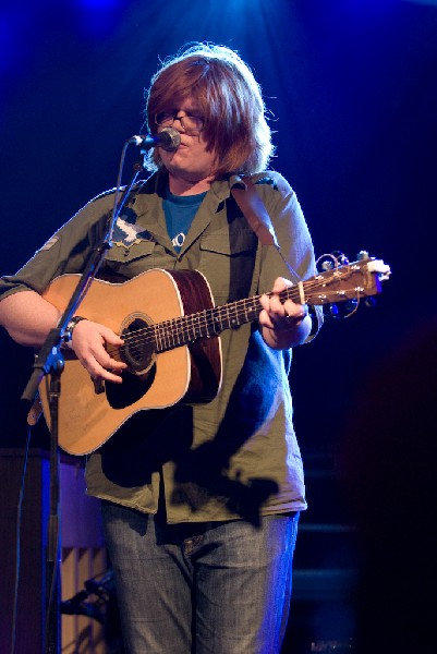 Brett Dennen at the Body of War Showcase.  Stubb's BBQ SXSW 2008