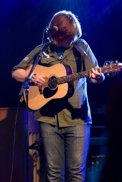 Brett Dennen at the Body of War Showcase.  Stubb's BBQ SXSW 2008