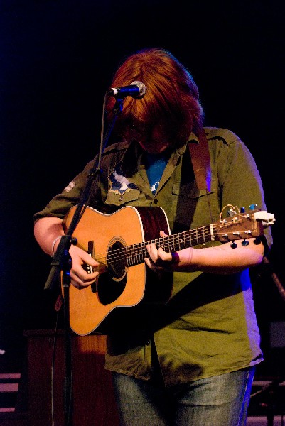 Brett Dennen at the Body of War Showcase.  Stubb's BBQ SXSW 2008