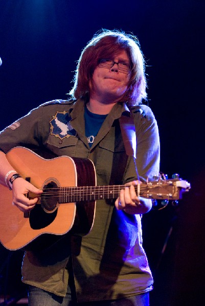 Brett Dennen at the Body of War Showcase.  Stubb's BBQ SXSW 2008