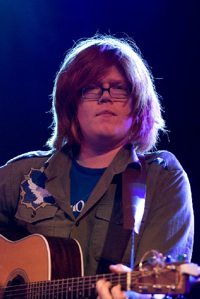 Brett Dennen at the Body of War Showcase.  Stubb's BBQ SXSW 2008
