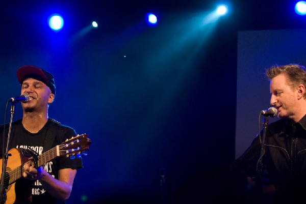 All Star Jam at the Body of War Showcase.  Stubb's BBQ SXSW 2008