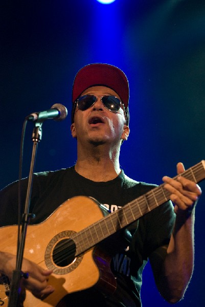 The Nightwatchman at the Body of War Showcase.  Stubb's BBQ SXSW 2008