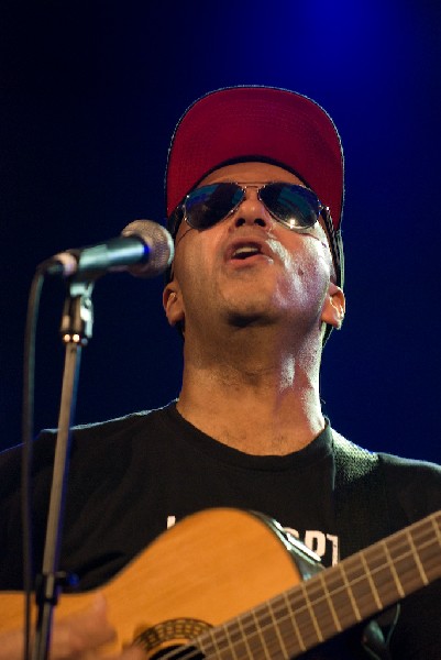 The Nightwatchman at the Body of War Showcase.  Stubb's BBQ SXSW 2008