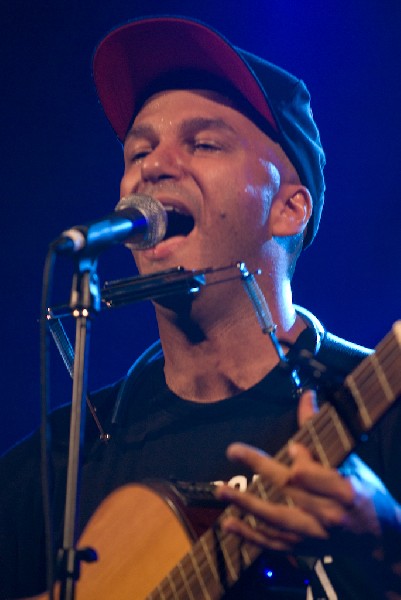 The Nightwatchman at the Body of War Showcase.  Stubb's BBQ SXSW 2008