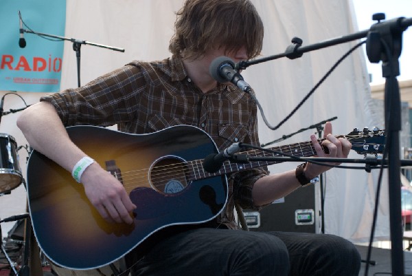 David monks of Tokto Police Club at the Free YR Radio Stage SXSW 2008