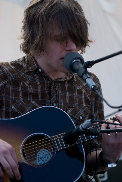 David monks of Tokto Police Club at the Free YR Radio Stage SXSW 2008