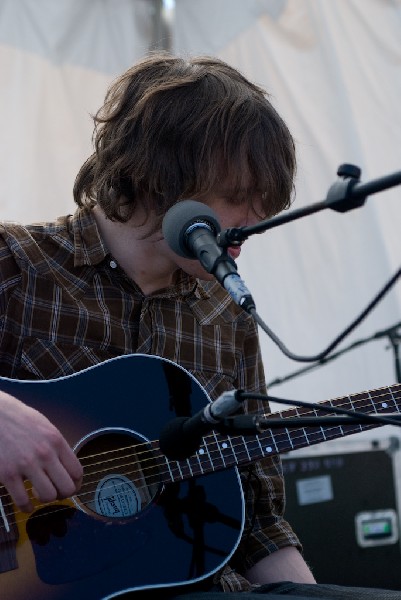 David monks of Tokto Police Club at the Free YR Radio Stage SXSW 2008