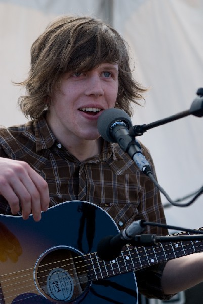 David monks of Tokto Police Club at the Free YR Radio Stage SXSW 2008