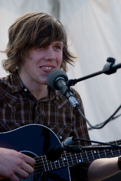 David monks of Tokto Police Club at the Free YR Radio Stage SXSW 2008