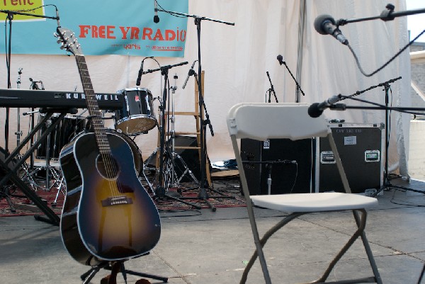 David monks of Tokto Police Club at the Free YR Radio Stage SXSW 2008