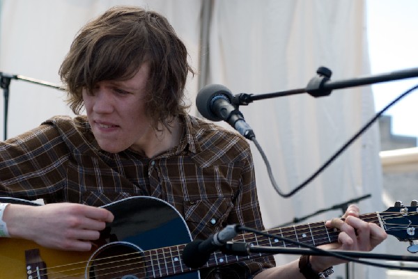 David monks of Tokto Police Club at the Free YR Radio Stage SXSW 2008