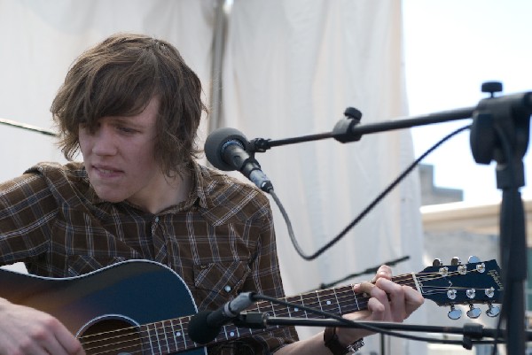 David monks of Tokto Police Club at the Free YR Radio Stage SXSW 2008