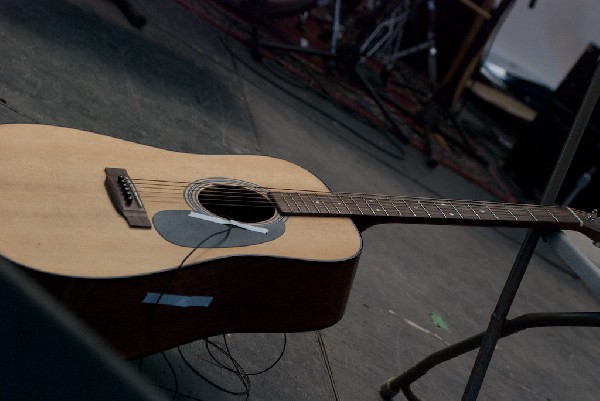 David monks of Tokto Police Club at the Free YR Radio Stage SXSW 2008