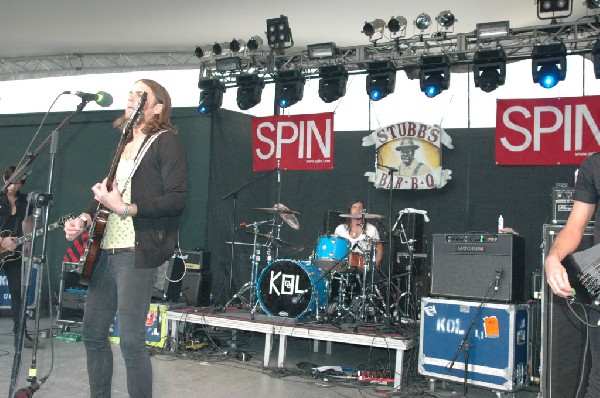 Kings of Leon at SXSW 2007.