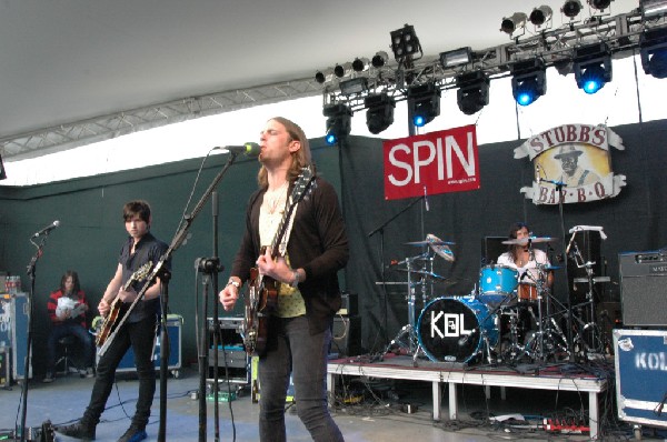 Kings of Leon at SXSW 2007.